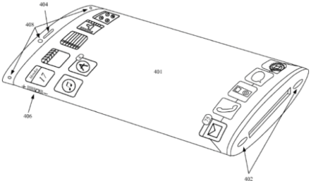 iPhone フレキシブルディスプレイ 特許