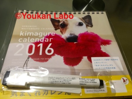 ほぼ日カレンダー2016 気まぐれカレンダー