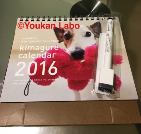 ほぼ日カレンダー2016 気まぐれカレンダー
