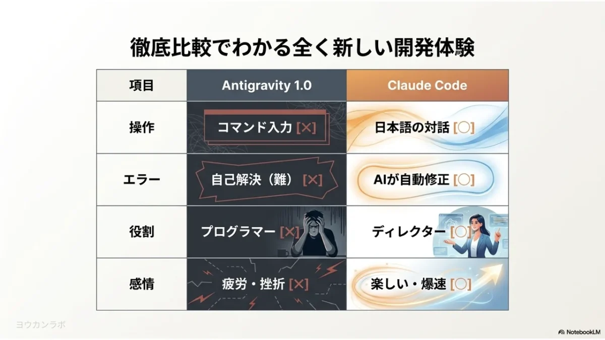 Claude Codeで変わる非エンジニア開発体験比較