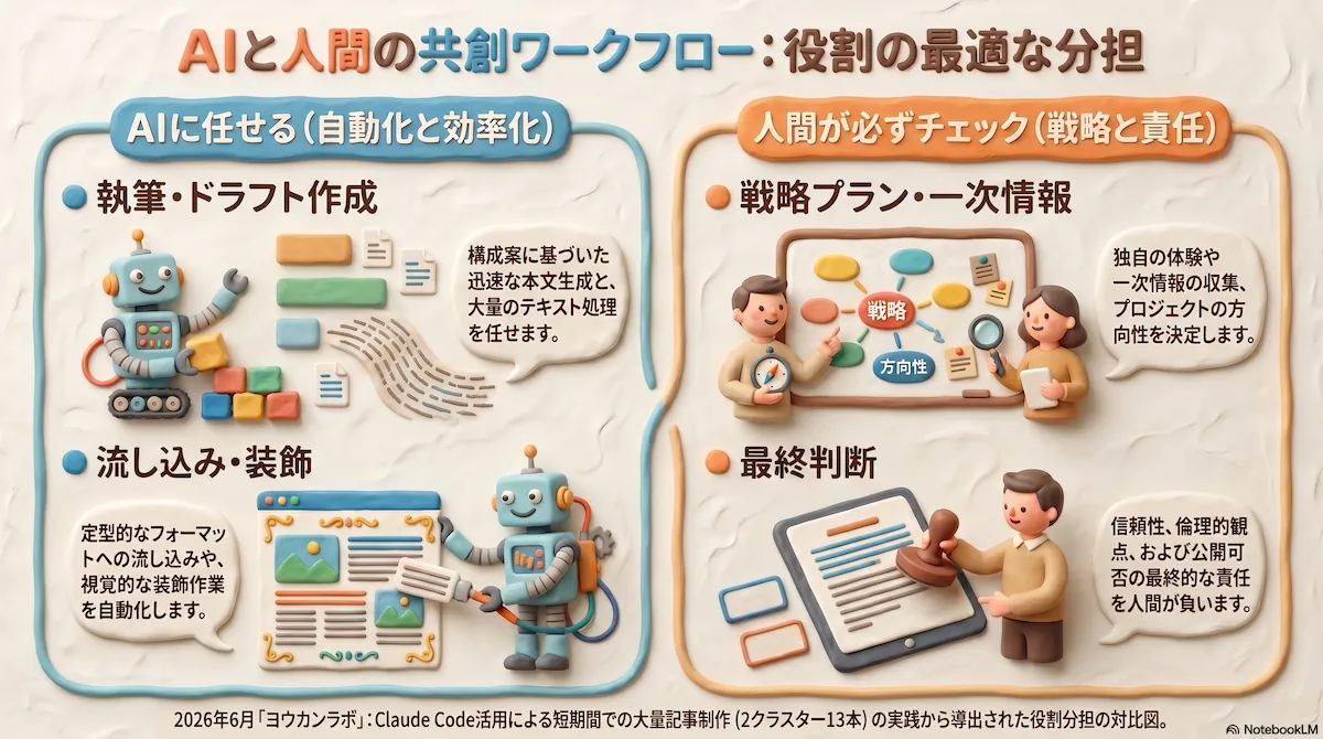 AI制作ワークフローの劇的変化|3部屋体制の伝書鳩状態からClaude Code統合後に1ヶ月13本公開へ